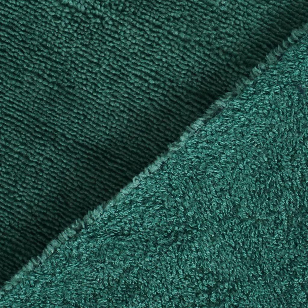 Bambus-Fleece Frottee Doubleface dunkelgrün
